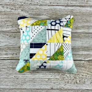 Handmade Pin Cushion - Cute and Functional Sewing Accessory - Quilted with Walnut Shell Stuffing