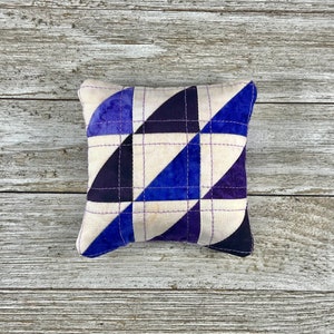 Handmade Pin Cushion - Cute and Functional Sewing Accessory - Quilted with Walnut Shell Stuffing