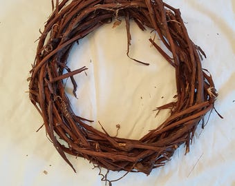 12" Grapevine Wreath Base, Grapevine, Wreath Base, Rustic Wreath Base, Craft Base, Grapevine, Wreath form, DIY, everyday wreath,