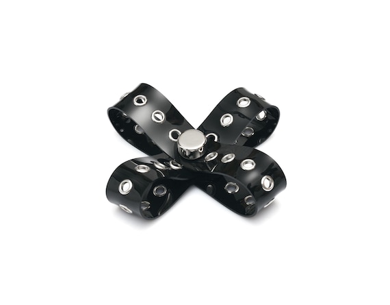 Hogtie Connection Bondage Restraint Straps PVC and Stainless Steel – Wrist & Ankle Cuff Connector