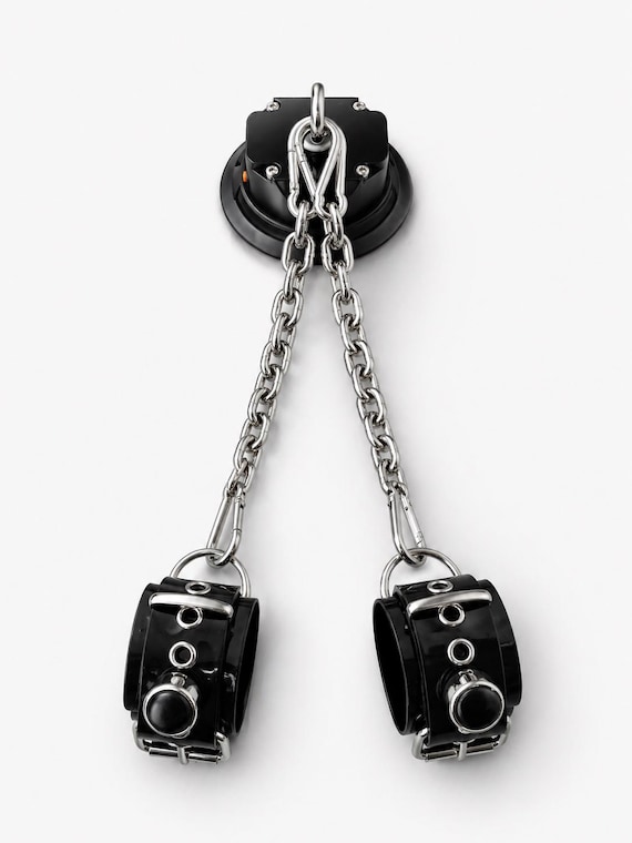 Portable Bondage Kit Smart Suction Cup Anchor Segufix PVC Wrist Ankle Cuffs BDSM Restraint Set No Drill St Andrews Cross IP56 75KG