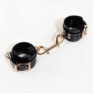 Handcrafted Handcuffs and PVC Bed Restraints - Wristbands, Wrist Straps - Made for a Unique Bedroom Experience