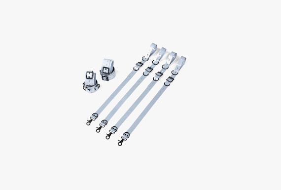 4-Piece Bed Bondage Set – Bedroom Adventure Essentials: Adjustable Wrist & Ankle Cuffs Set
