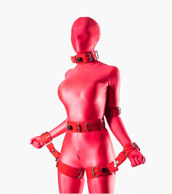 Full body lockable segufix restraints harness set bondage bondage