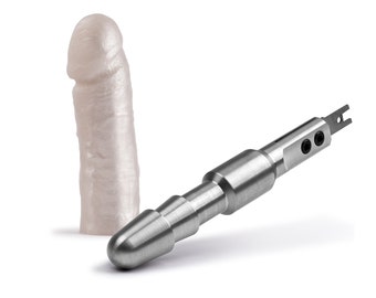 VACULOCK Reciprocating Saw Adapter With 6 inch Pearl Vac-u-Lock Dildo(RSA adapter+Dildo)