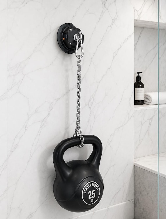 Suction Cup Restraint Set – Portable Wall Mount Bondage Kit with Carabiner