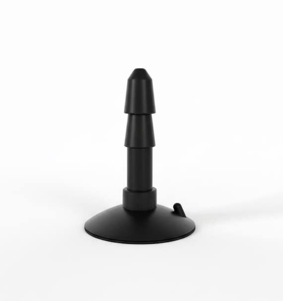 Heavy Duty Vac-U-Lock Suction Cup Base: 80mm, 110lb Capacity, Plastic & Rubber Mount
