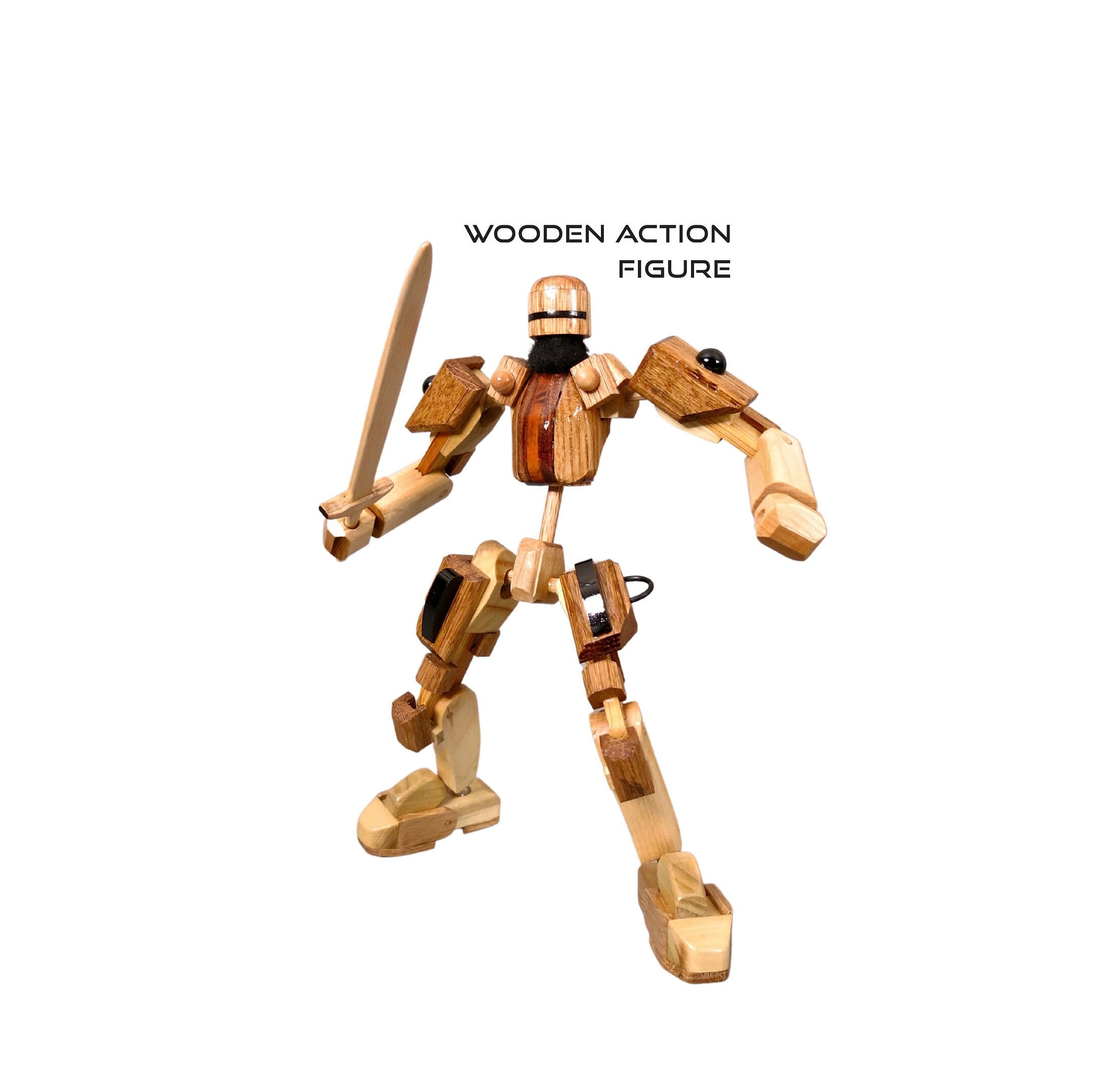 Wooden action figures 2025