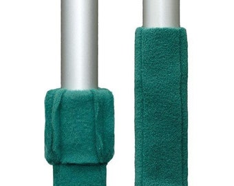 Green **Wukies chair socks** Velvet paws for chair legs, no scratches and no noise when moving chairs. 1 set