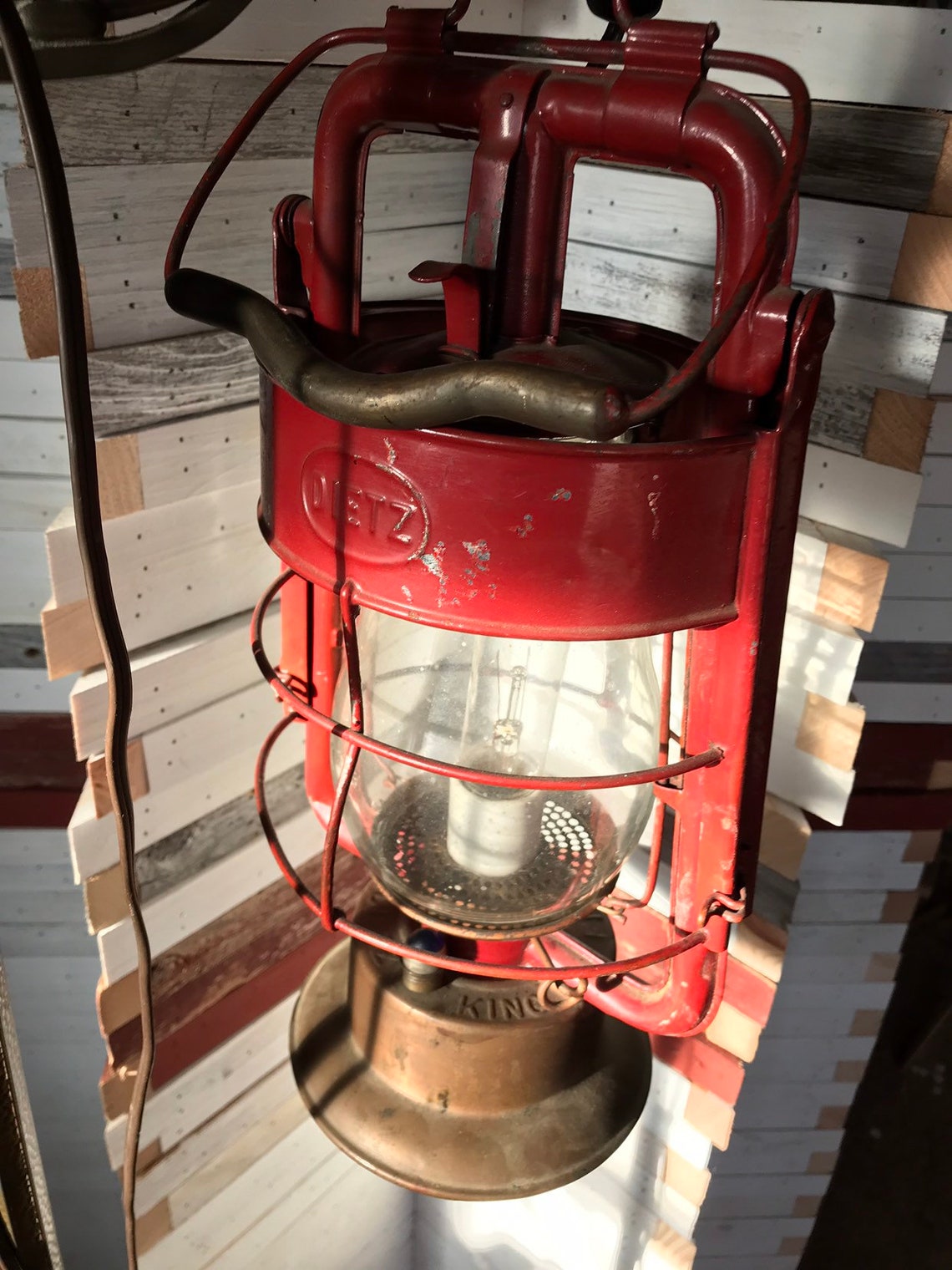 Antique fire department dietz lantern Etsy