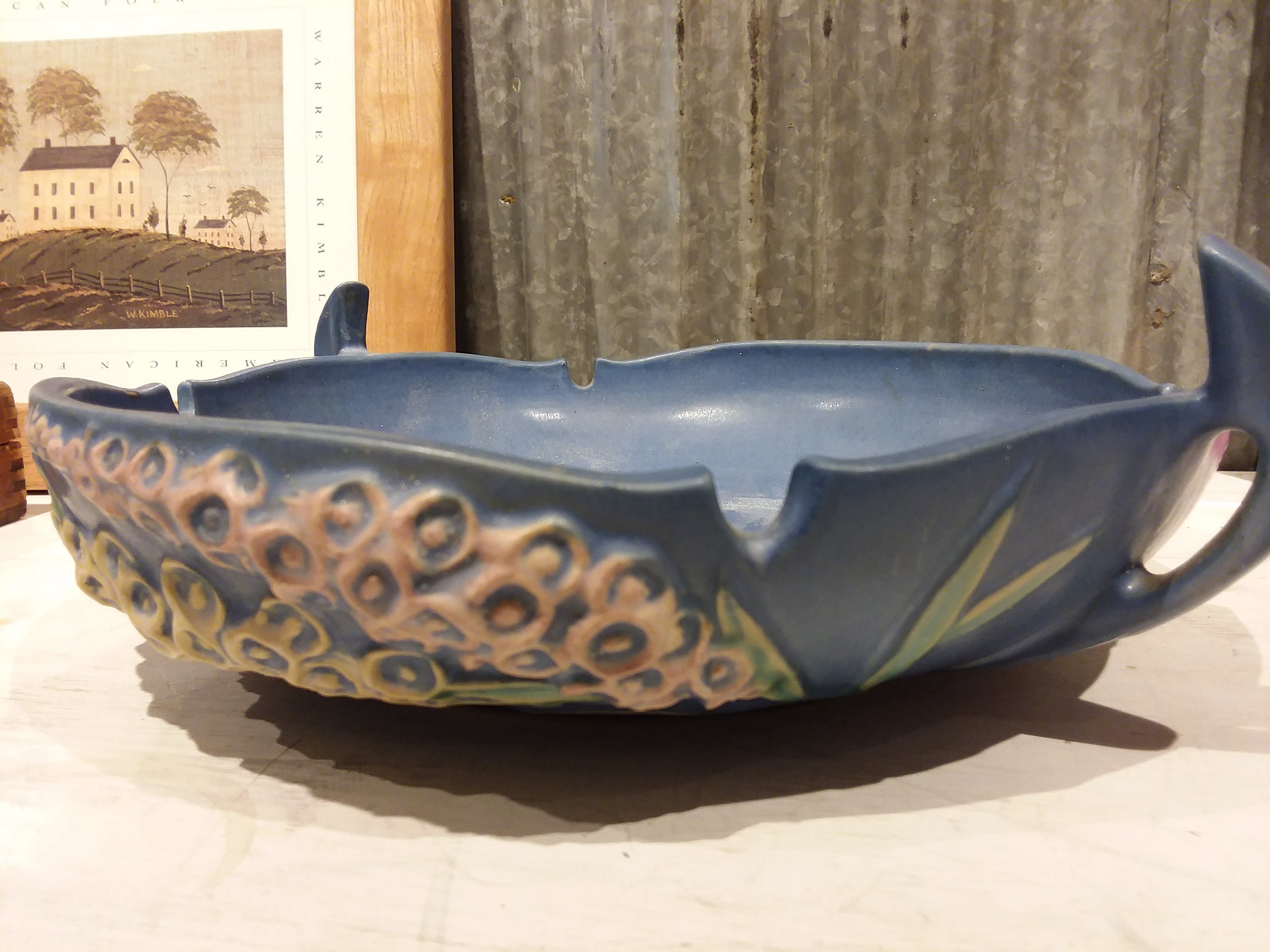 Beautiful Roseville bowl 42210 Etsy