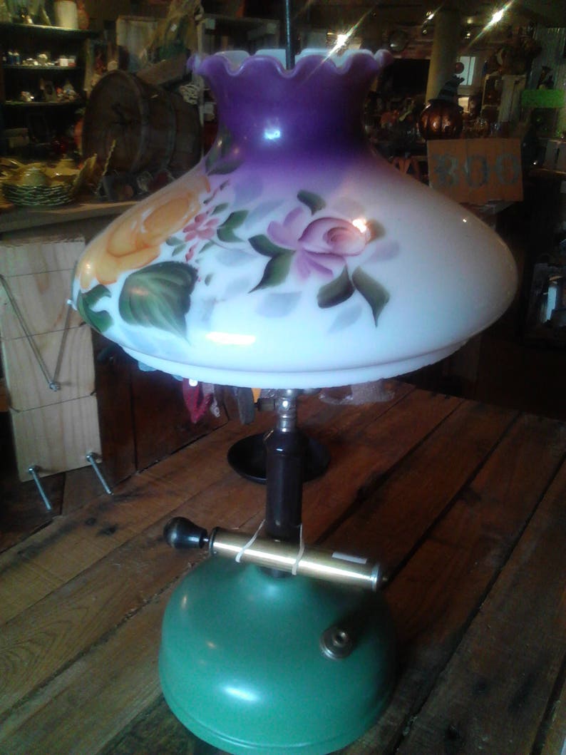 Antique Akron Ohio Gas Lantern Etsy