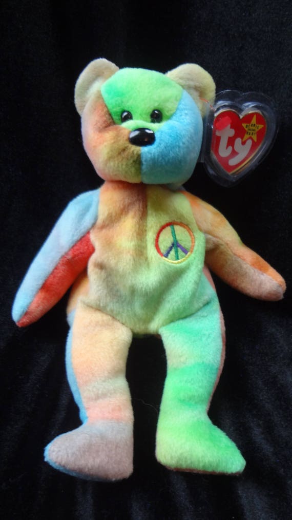 peace beanie baby 1996