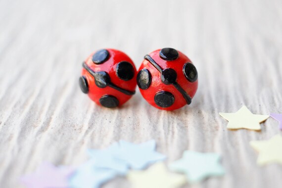 Miraculous Ladybug Earrings Ladybug Cat Noir Stud Earrings Marinette Dupain Superhero Girl Ladybug Jewelry Gifts For Girls