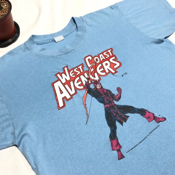 Vintage 1984's WEST COAST AVENGERS Marvel Comic Shirt