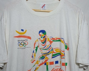 Vintage 1992's Barcelona Olympic Games Coca Cola Coke shirt