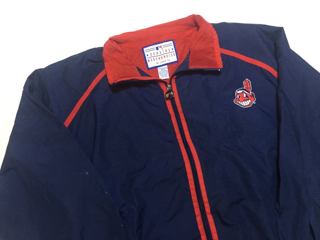 Vintage 90's Cleveland Indians Jacket Logo7 - Etsy