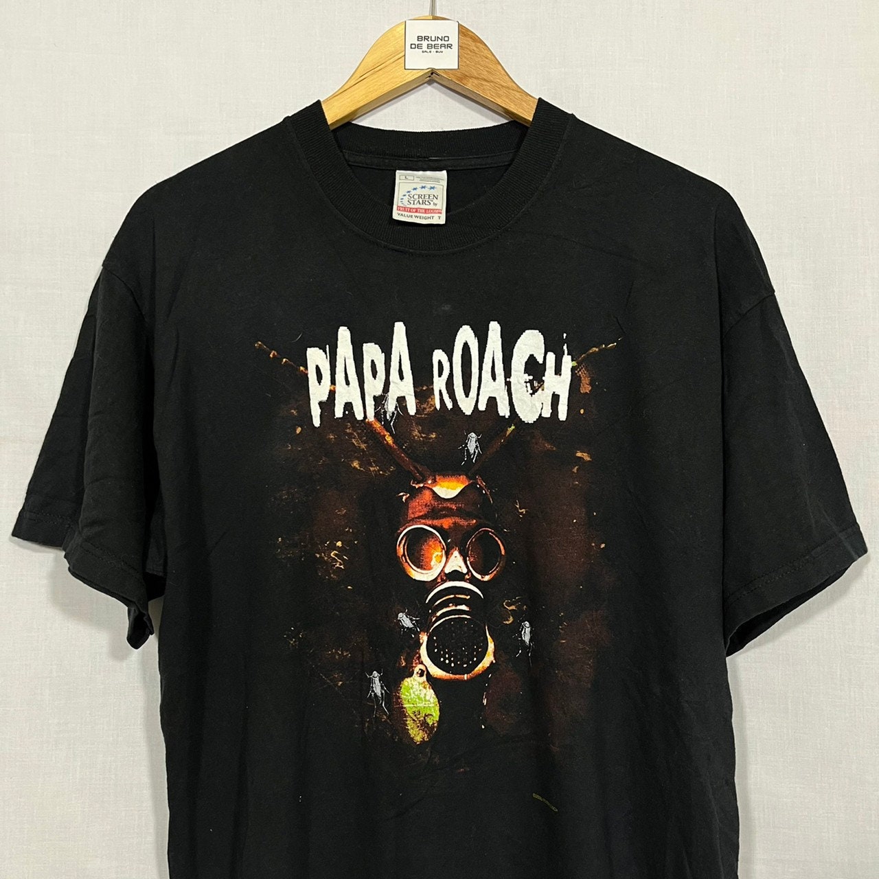 Vintage Papa Roach Concert T-Shirt Black XL Topic  Concert tshirts, Harley  davidson t shirts, Weird shirts