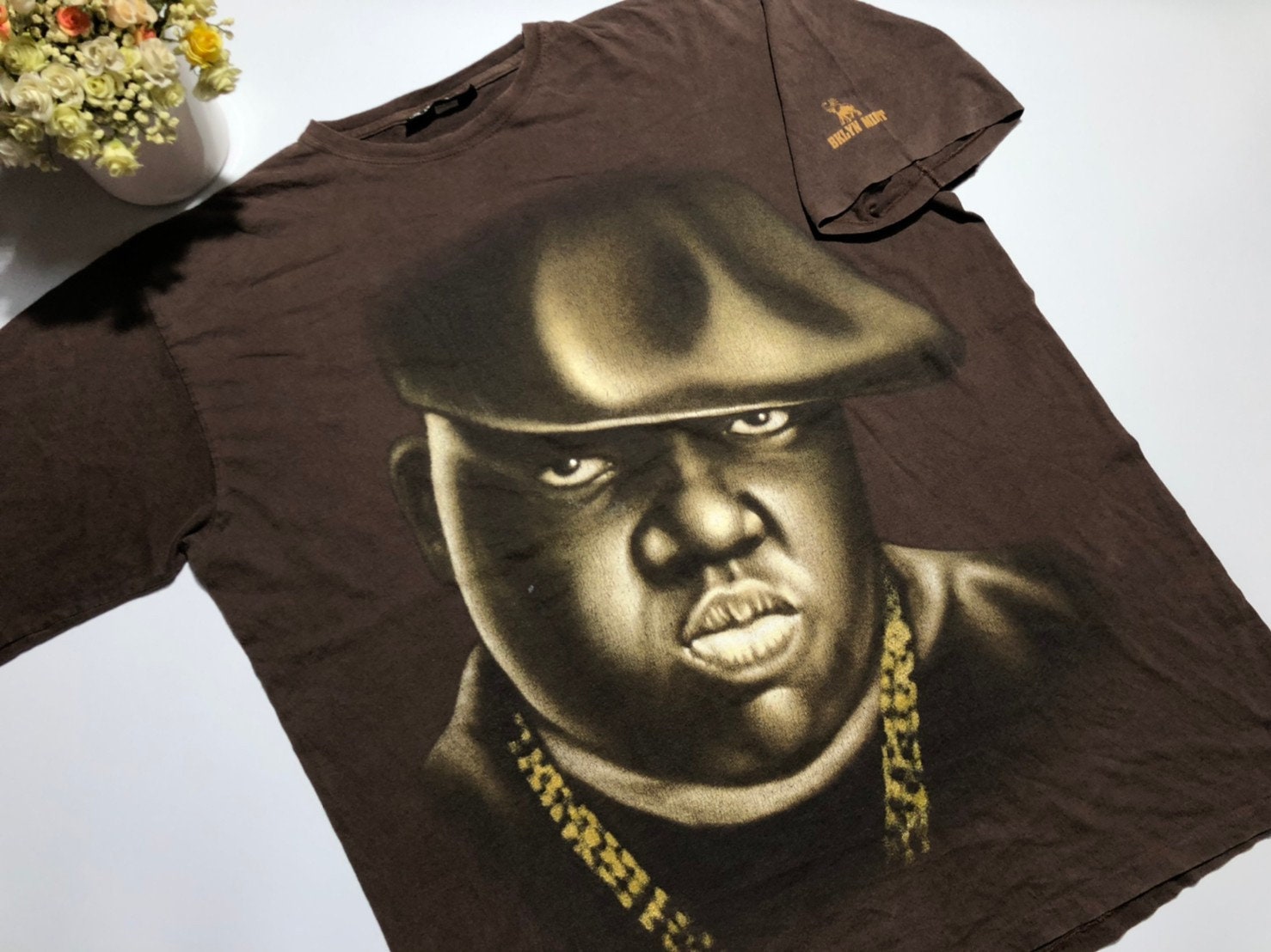 biggie t shirt white
