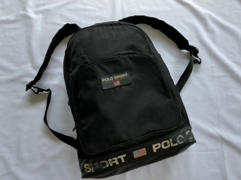 vintage polo backpack