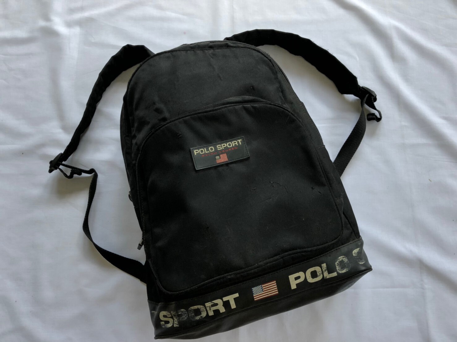 vintage polo backpack