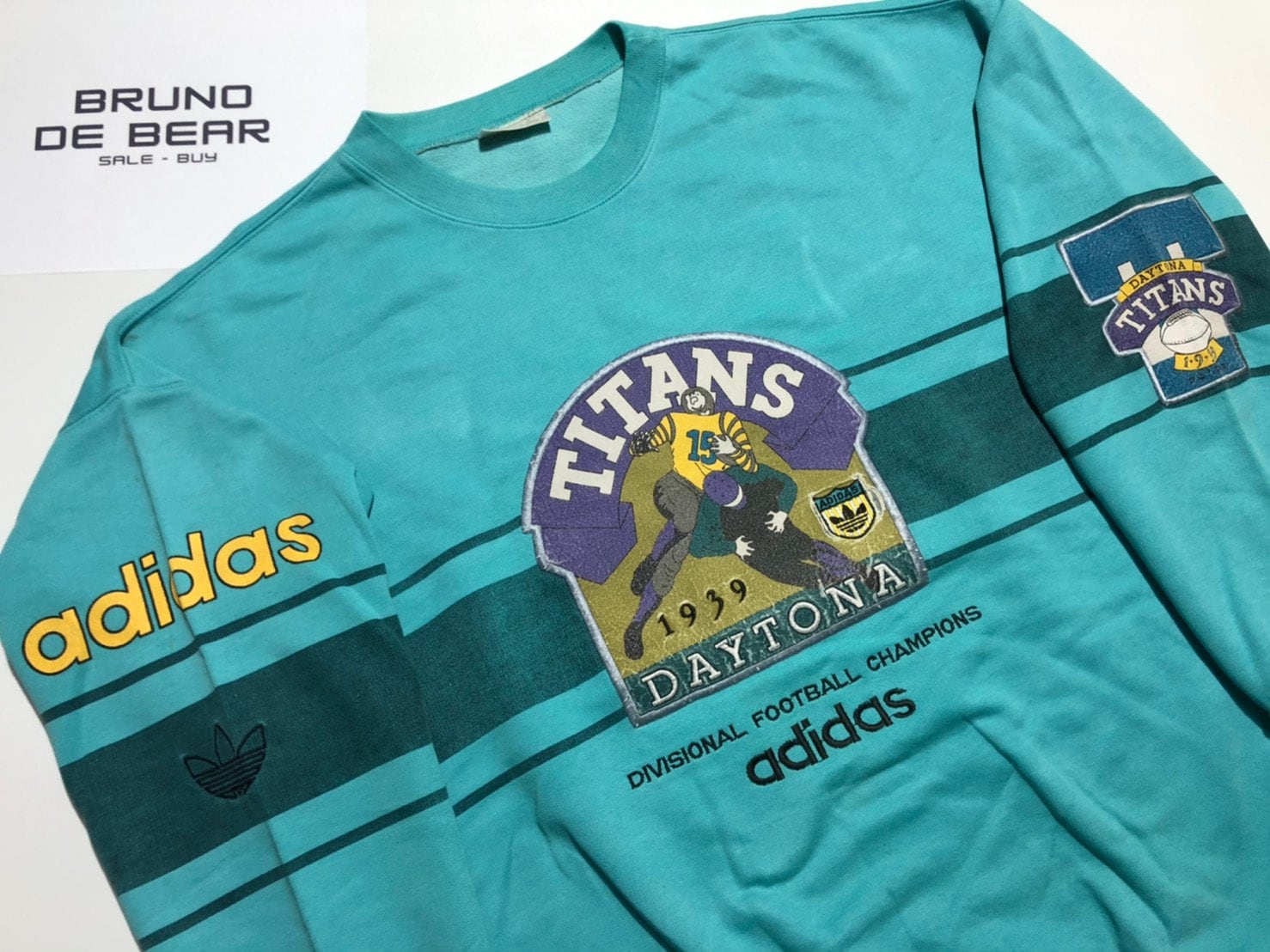 vintage adidas football sweatshirt
