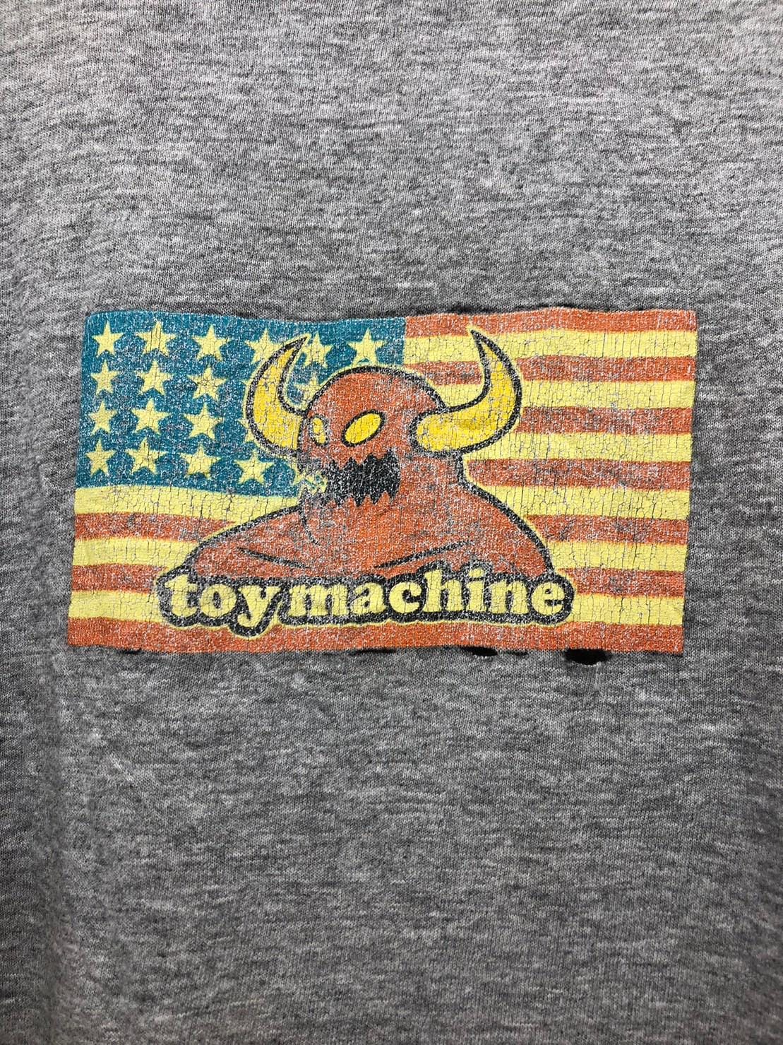 Vintage 90's Toy Machine Shirt Skateboards Monster Flag BN