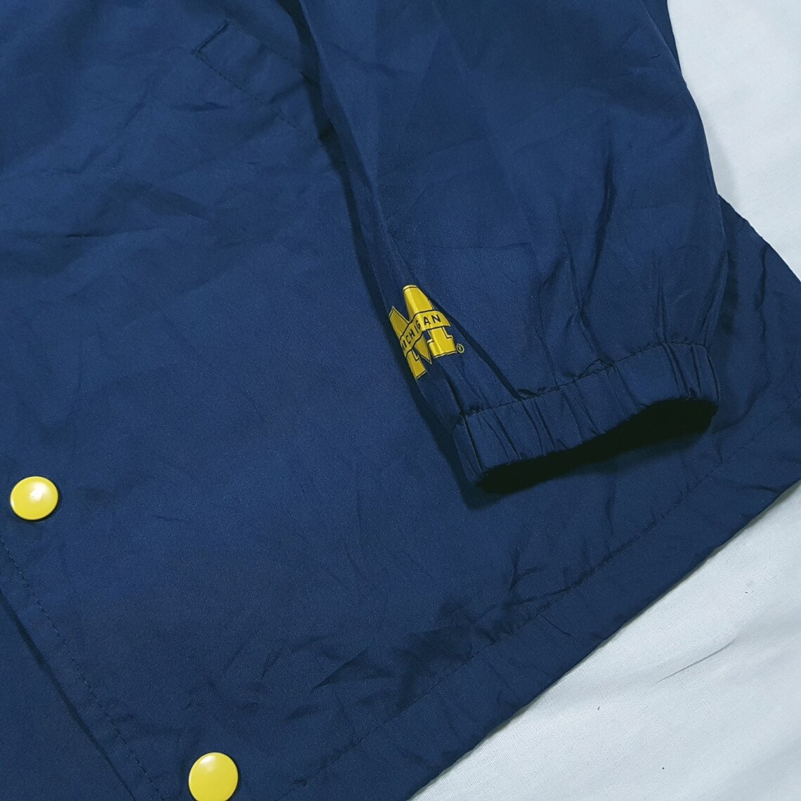 Vintage 90's Michigan Wolverines jacket Big Logo | Etsy