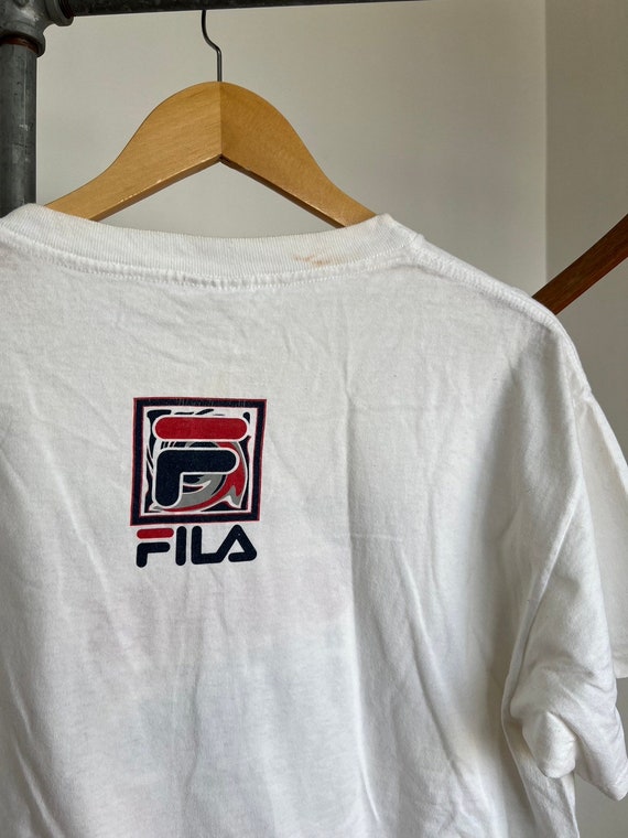 Chemise FILA vintage des annees 90 avec grand logo Etsy France