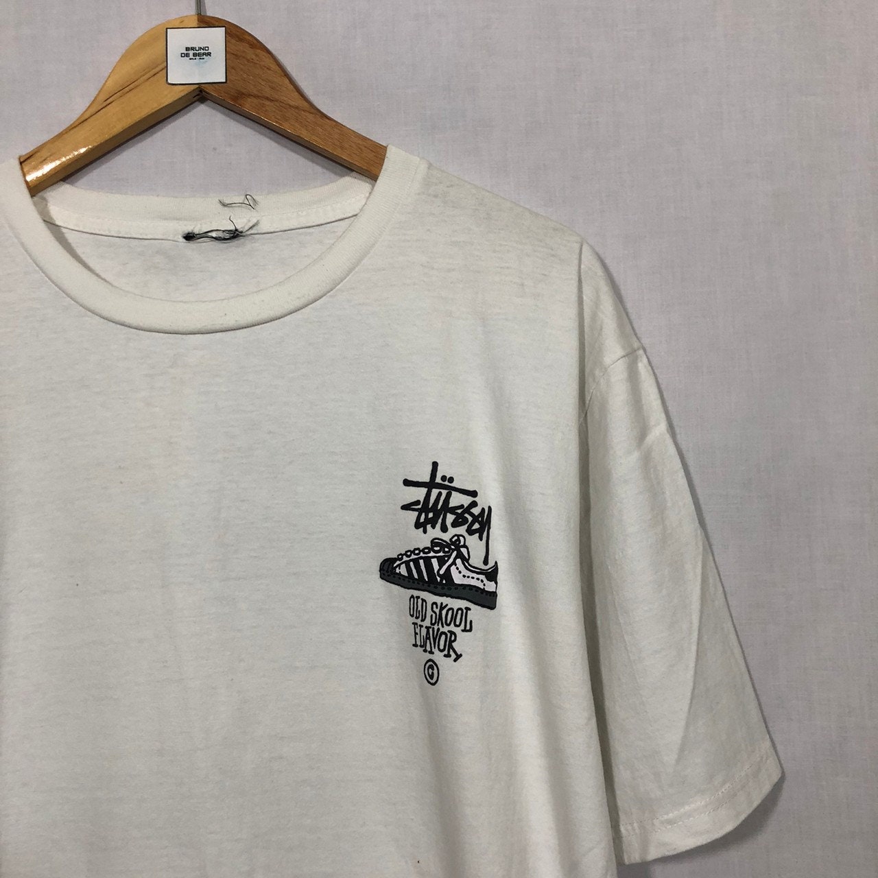 Vintage 90's Stussy Old Skool Flavor Shirt Skateboard - Etsy Finland