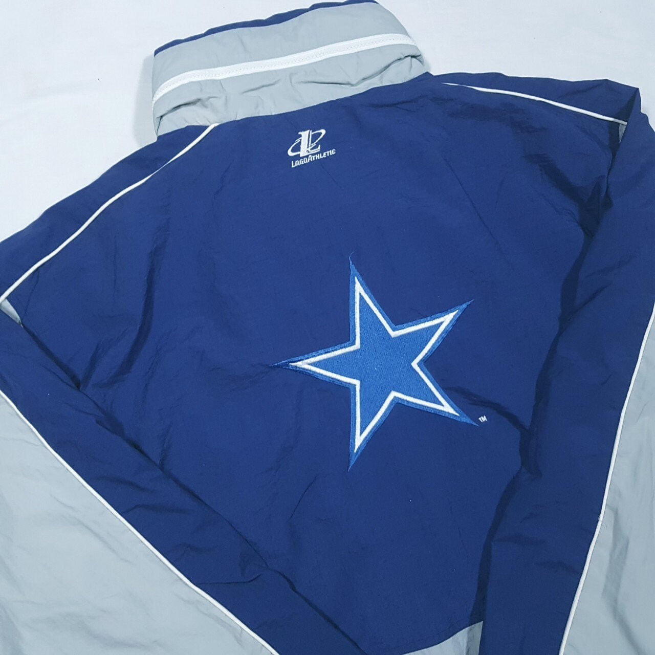 90s Starter NFL Dallas Cowboys 1/4 Zip Padded Coat (XL) – Stocked Vintage