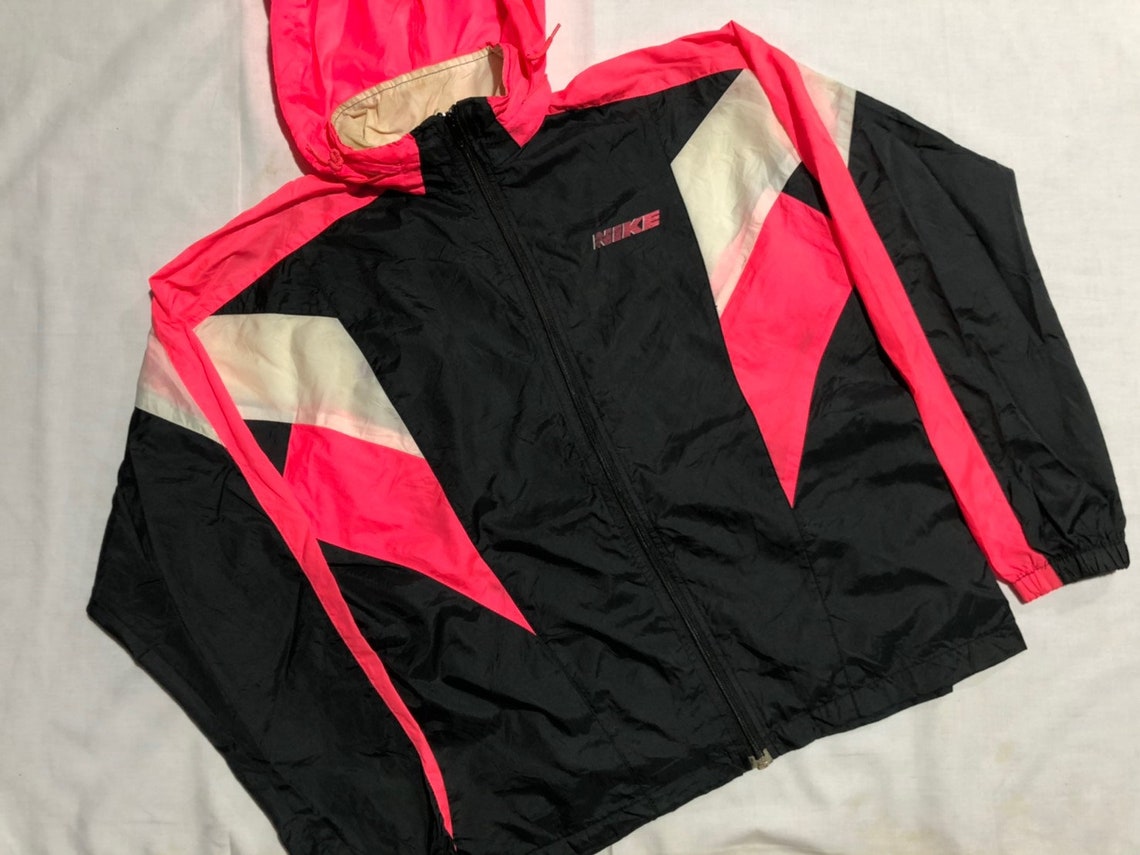 Vintage 90's NIKE Jacket Multi Color | Etsy