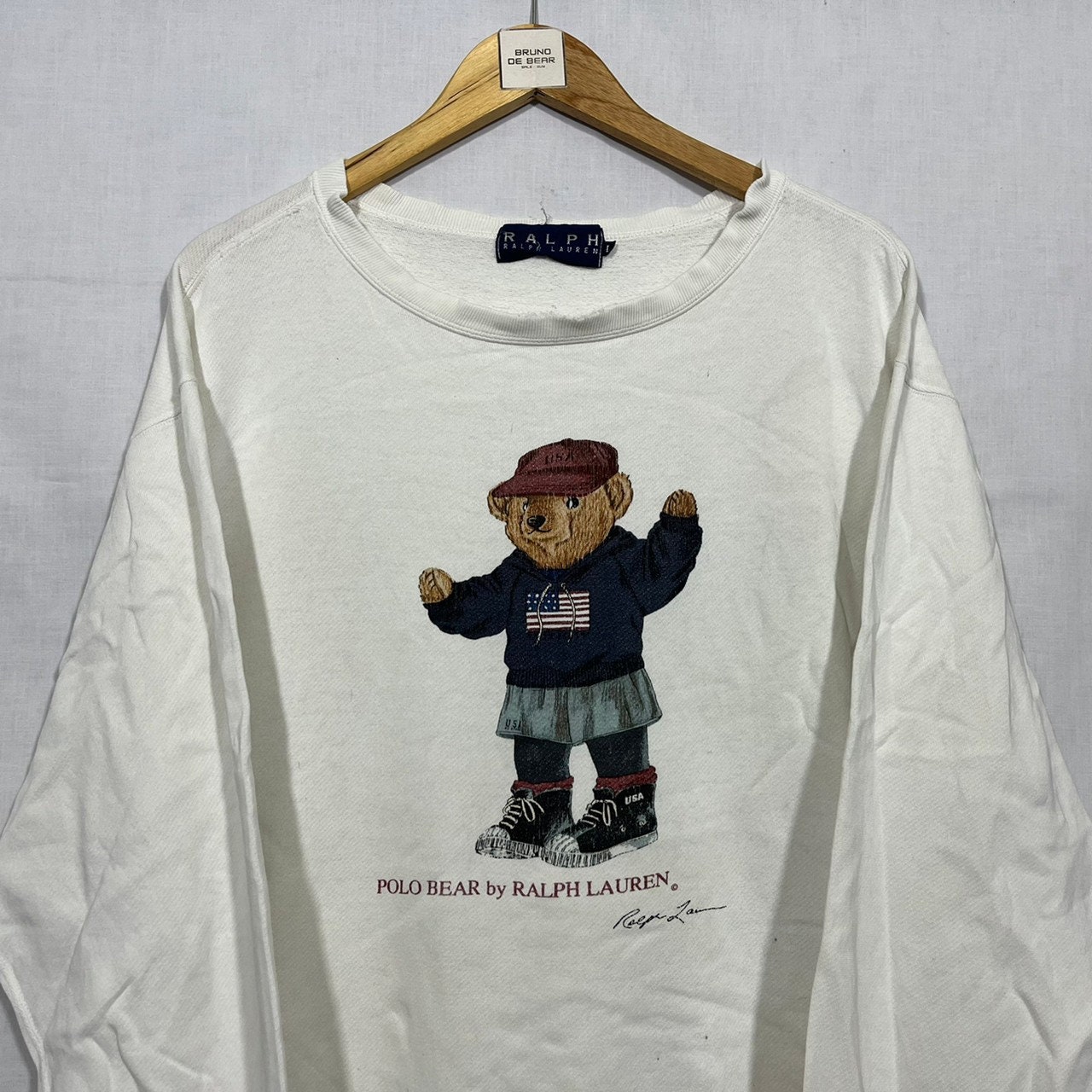 Vintage polo cheap bear sweater