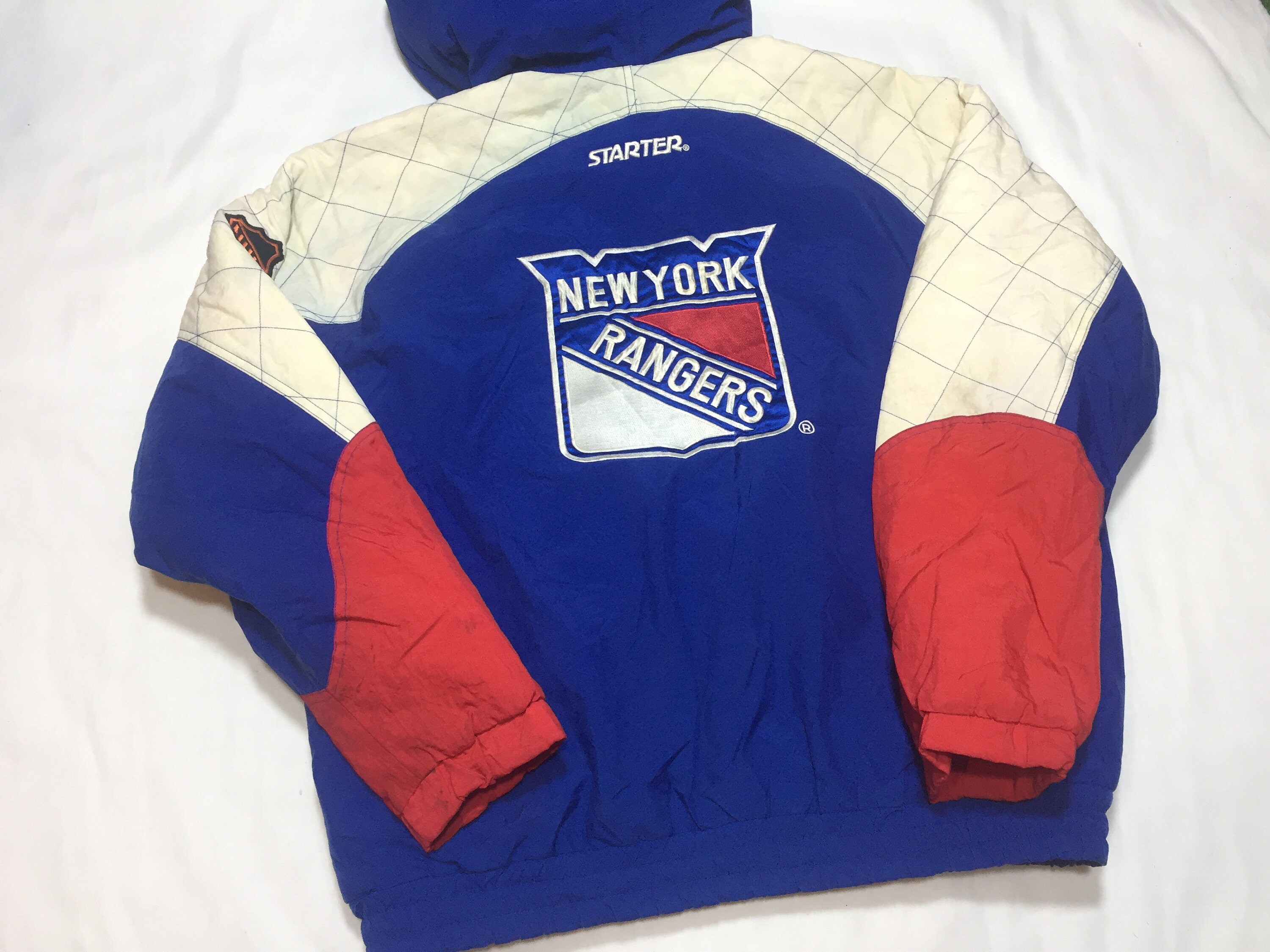 Vintage 90's Starter New York Rangers Heavyweight Jacket Etsy