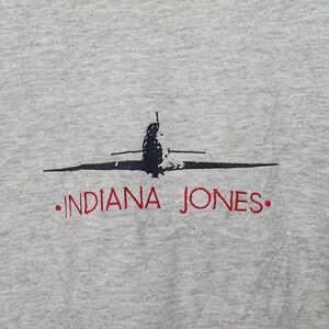 Vintage 90's Indiana Jones Disney Movie sweater image 3