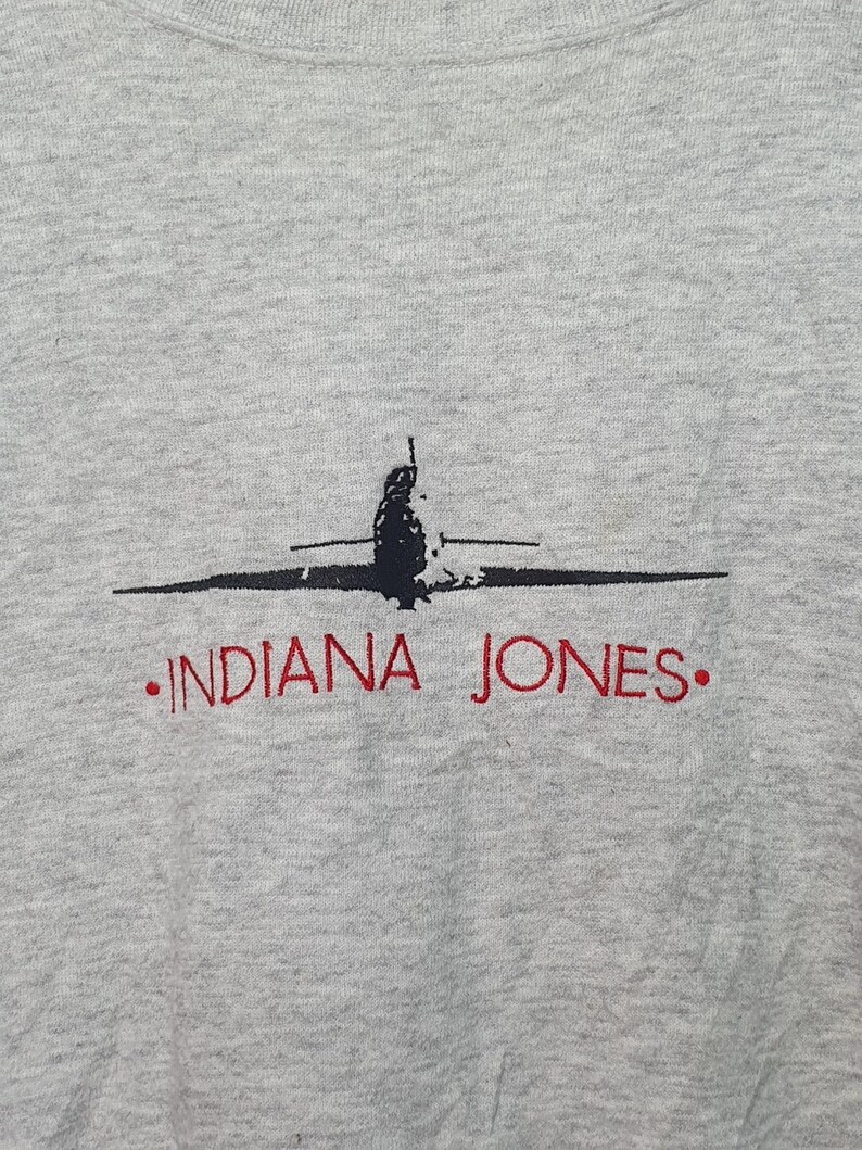 Vintage 90's Indiana Jones Disney Movie sweater image 3