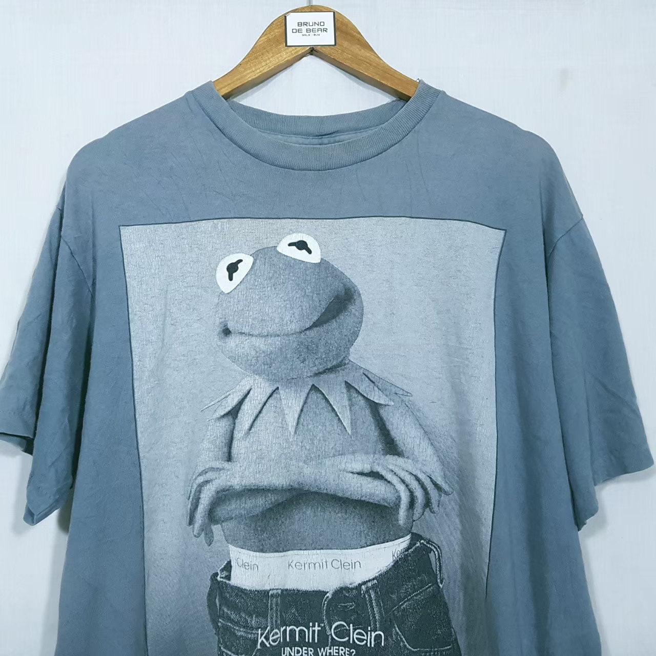 Vintage 90's Kermit the Frog Kermit Clein CK Parody - Etsy Singapore