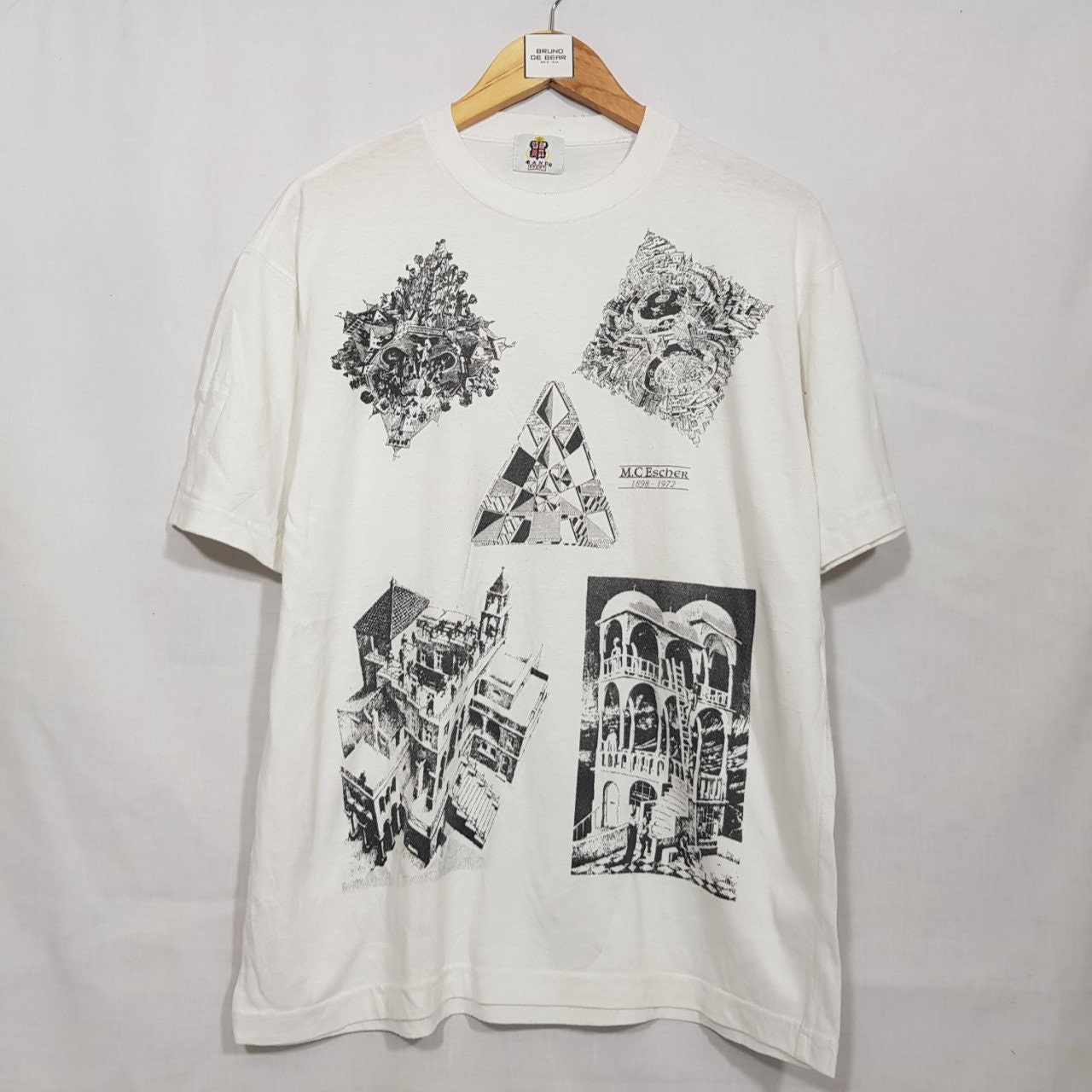 Vintage MC Escher Shirt Print ART - Etsy
