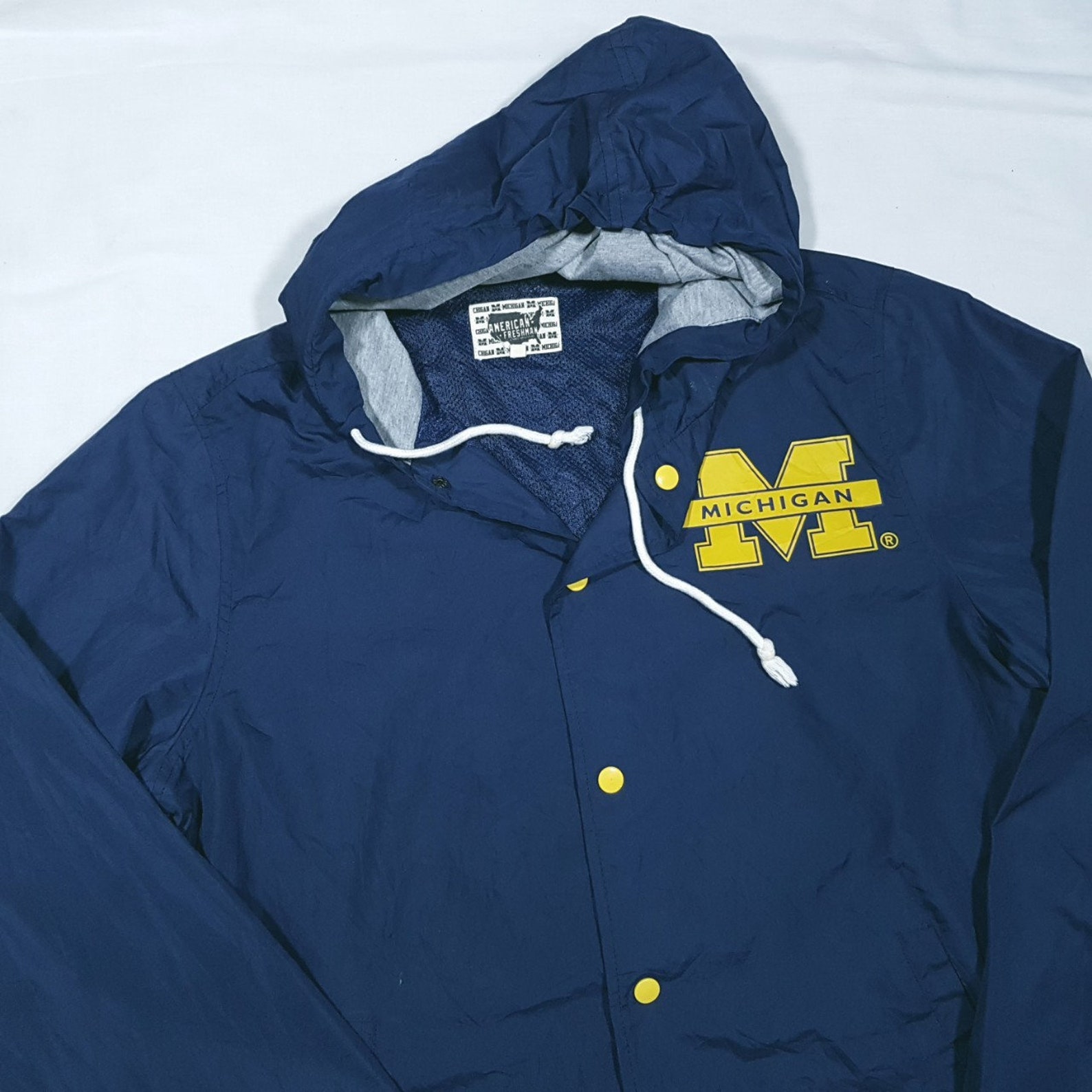 Vintage 90's Michigan Wolverines jacket Big Logo | Etsy