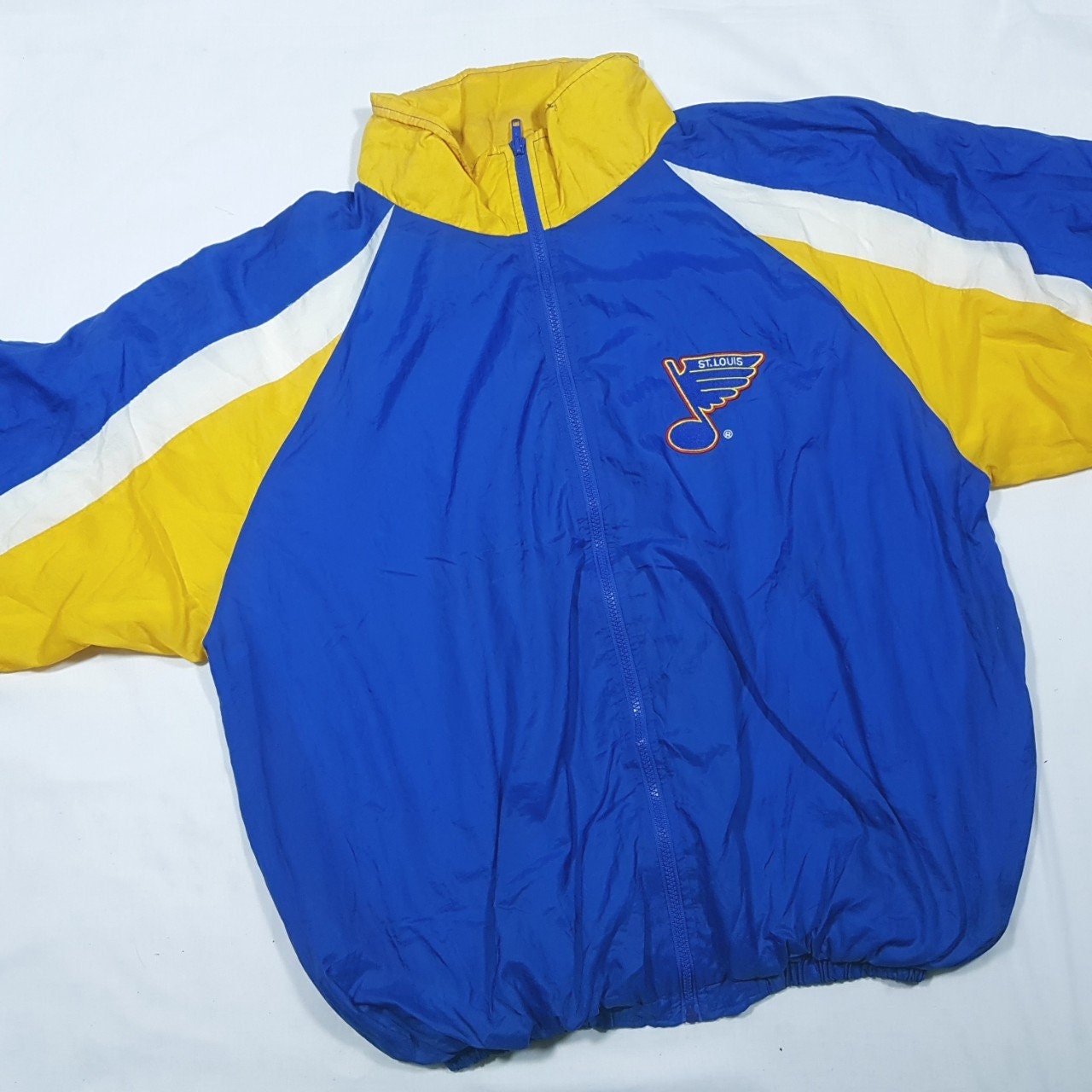 Vintage 90's Saint Louis Blues jacket NHL Big Logo | Etsy