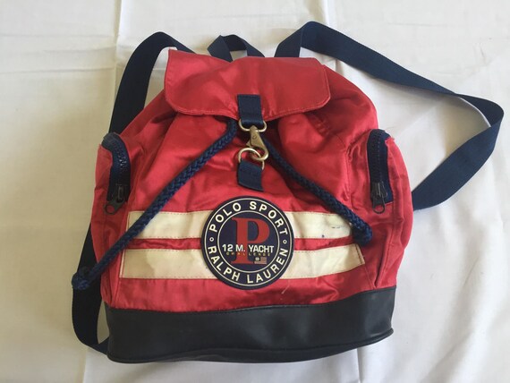 Vintage Polo Sport 12M Yacht Challenge Bagpack