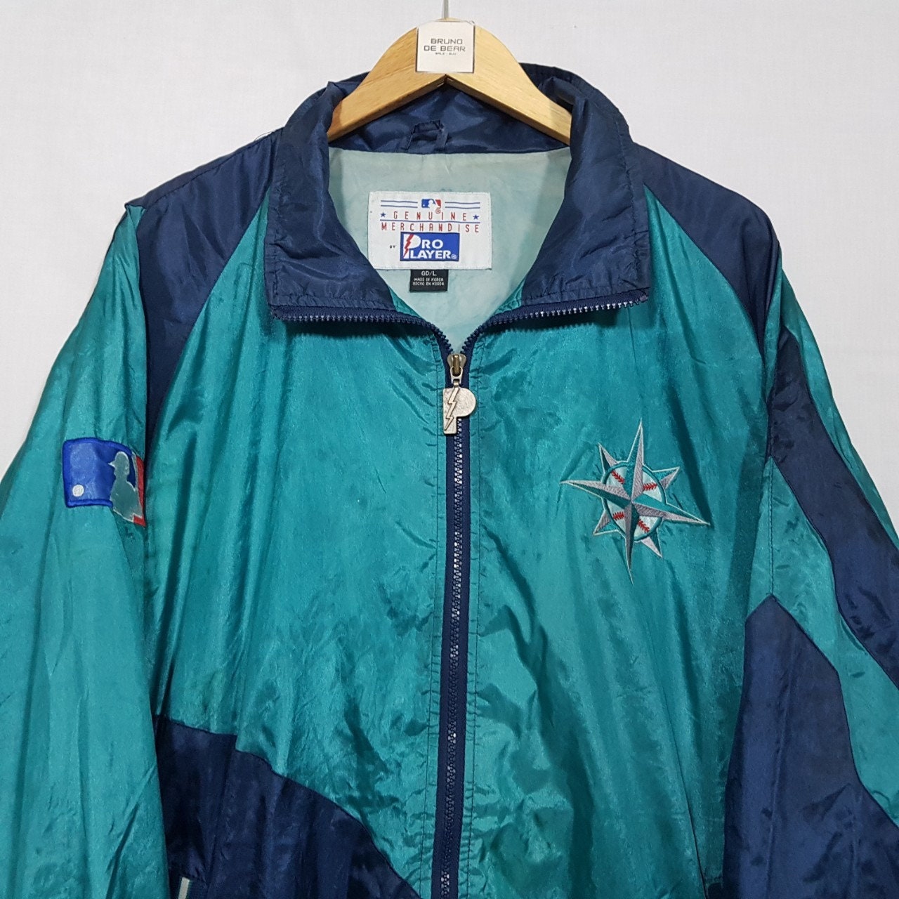 Vintage 90's Seattle Mariners Jacket Pro Player - Etsy