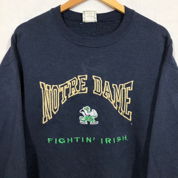 Vintage des années 90 Fighting Irish NCAA de l'Université de Notre-Dame