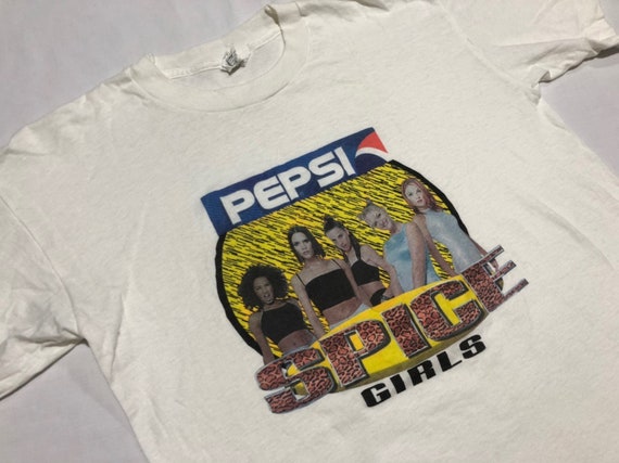 Vintage 90's Spice Girls Shirt Promo Pepsi Screen