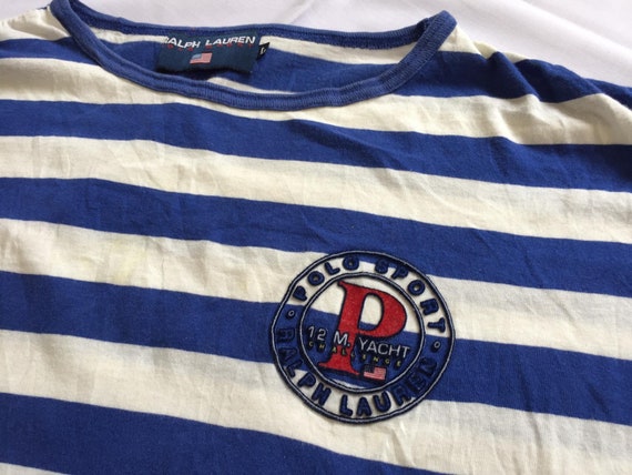 Vintage 90's Polo Sport 12 M. YACHT CHALLENGE shir