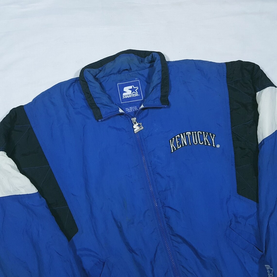 Vintage 90's Starter Kentucky Wildcats Jacket Big Logo Etsy