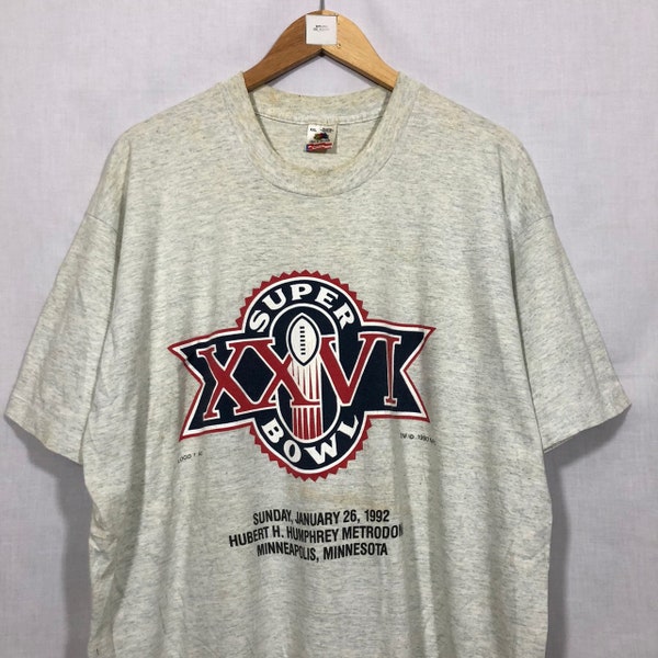 Vintage 1990's Super Bowl XXVI shirt NFL