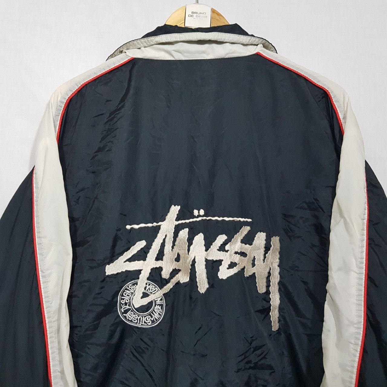 Vintage 90's STUSSY Designs Made in USA Jacket Big Logo - Etsy