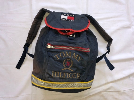 tommy hilfiger retro logo backpack