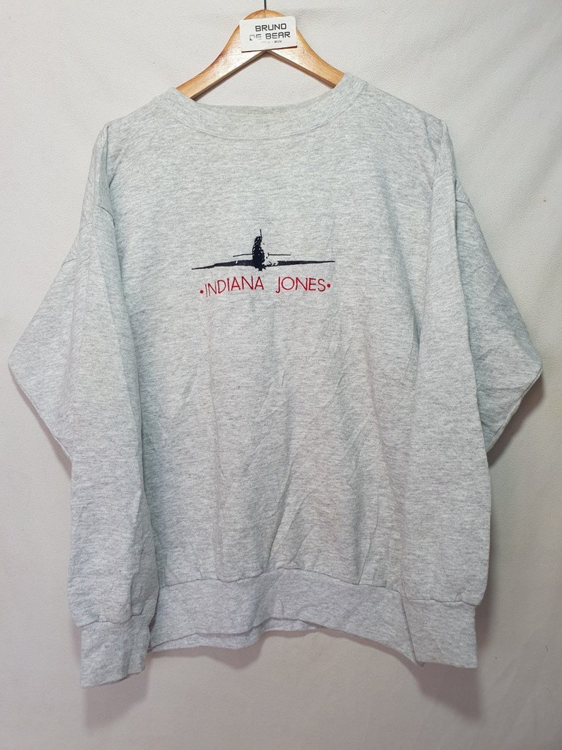 Vintage 90's Indiana Jones Disney Movie sweater image 2